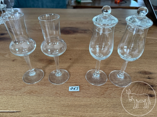 065 - 2x2 Schnaps/Grappa Gläser