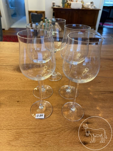 081 - 5 zarte Weingläser