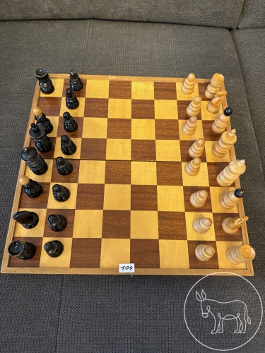 Bild 104 - Holzschachbrett