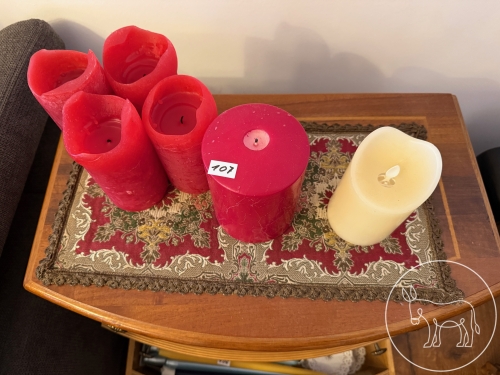 Bild 107 - Stumpenkerzen auf Deckerl