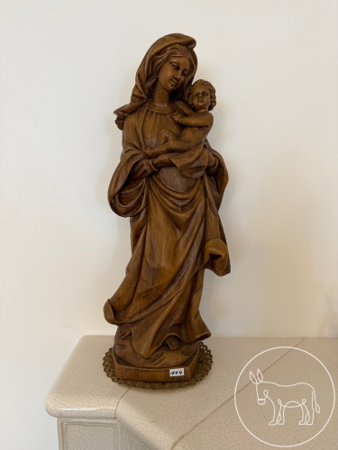 114 - Holzgeschnitzte Marienfigur