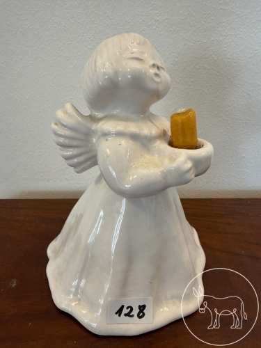 128 - Bozener Engel weiß lasiert