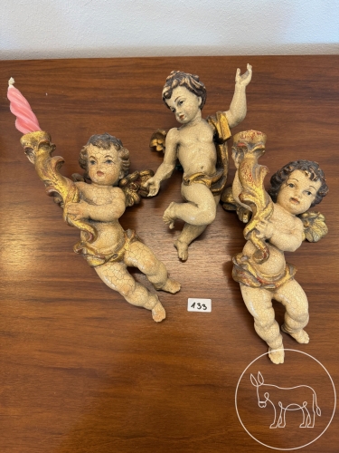 133 - 3 antike Barockengel