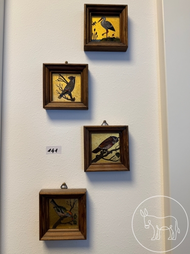 Bild 141 - 4 kleine goldene Bilder