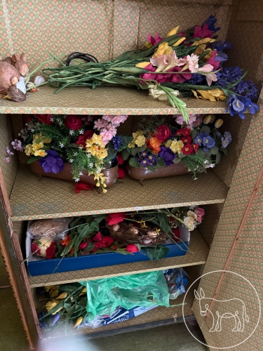 301 - Kunstblumen Konvolut