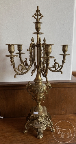 371 - Großer Messing Kerzenleuchter