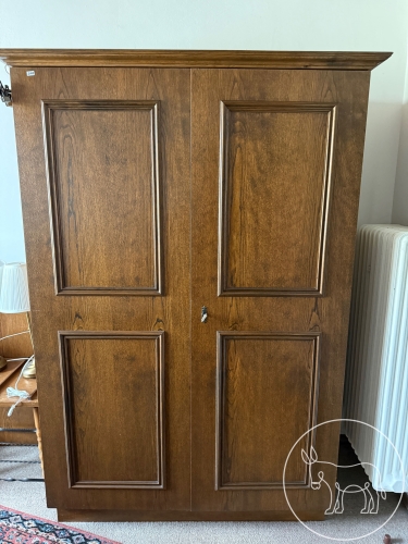 399 - Kleiderschrank Holz
