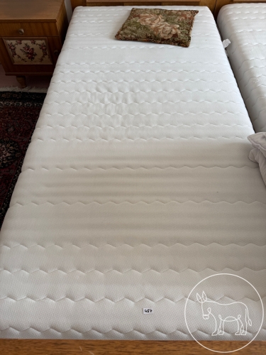 Bild 457 - 2 Matratzen mit Lattenrosten