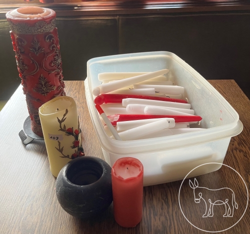 Bild 108 - Kerzen-Konvolut