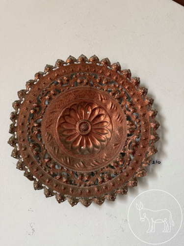 Bild 210 - Wandteller Messing