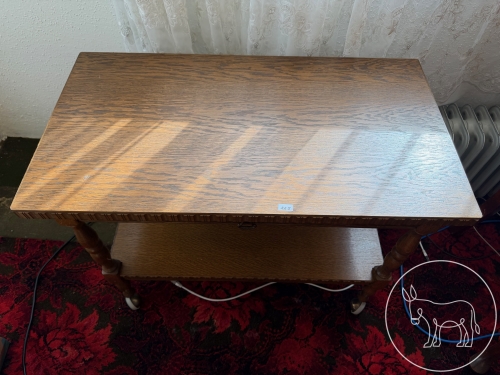 265 - Holztisch mit Lade