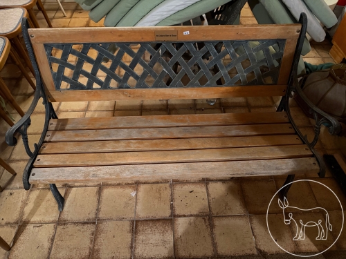 Bild 358 - Holzbank