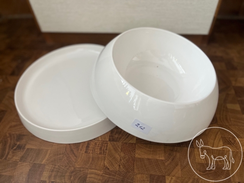 Bild 212 - Keramikschalle mit Teller