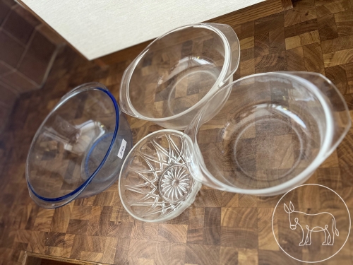 Bild 213 - Glasschalen-Konvolut