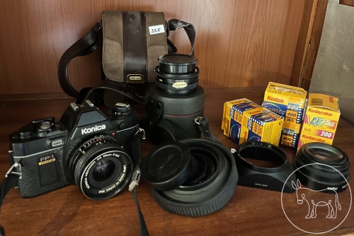 335 - Vintage Kamera - Set Konica