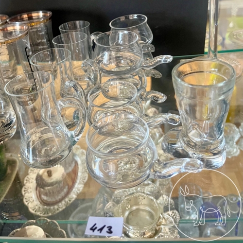 Bild 413 - Gläser-Konvolut