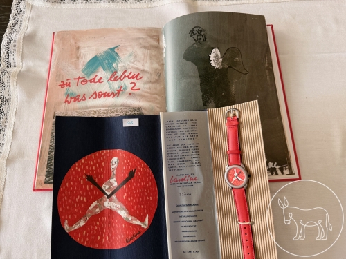 68 - Sammler-Uhr mit Kunst-Sammlung