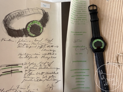 70 - Cornelius Kolig Sammler-Uhr