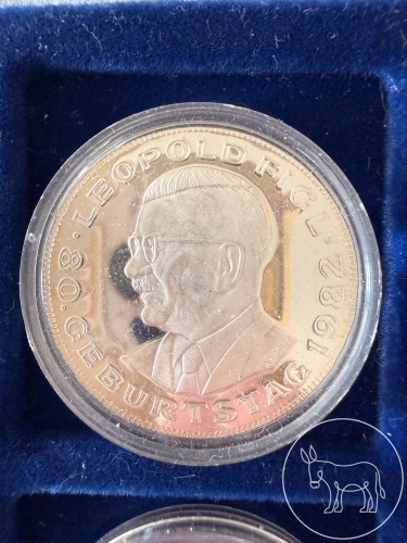 80 - 500 Schilling Silbermünze