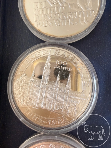 95 - 500 Schilling Silbermünze