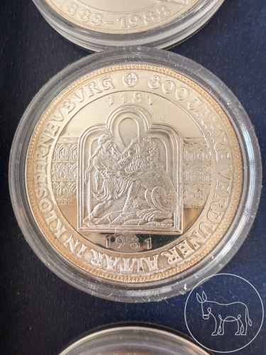 98 - 500 Schilling Silbermünze