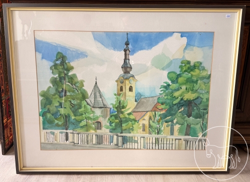 003 - Aquarell signiert, datiert