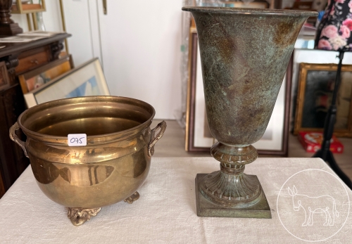 075 - Vase und Übertopf