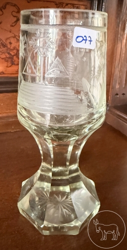 077 - Freimaurer Glas 