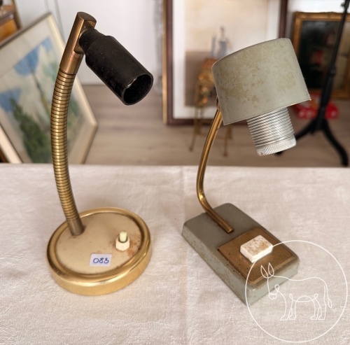 083 - 2 Vintage Lampen