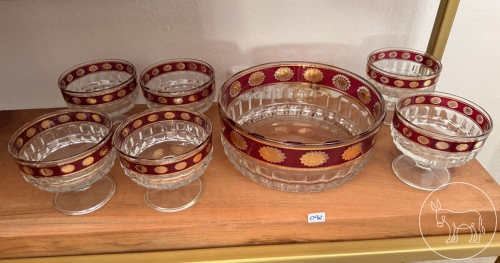 092 - Kristall-Obstsalat-Set