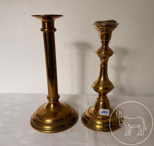 299 - 2 Messing Kerzenständer