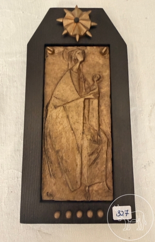 327 - Bronzerelief E. Huber