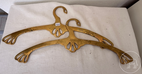 Bild 406 - 2 Messing-Kleiderbügel