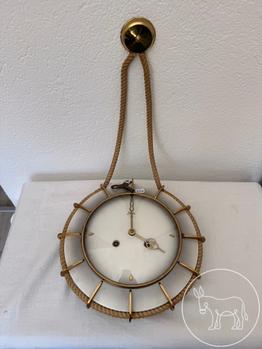 446 - Antike Wanduhr, Handaufzug