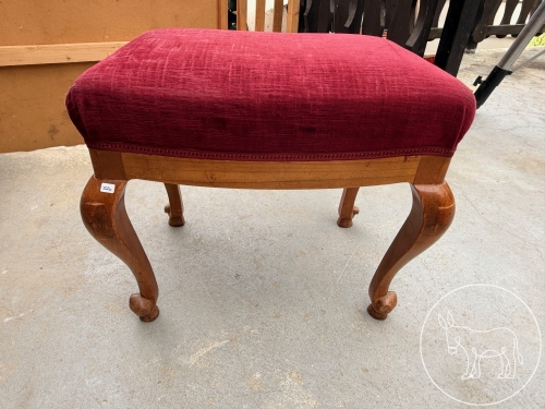 520 - Hocker Biedermeier-Stil