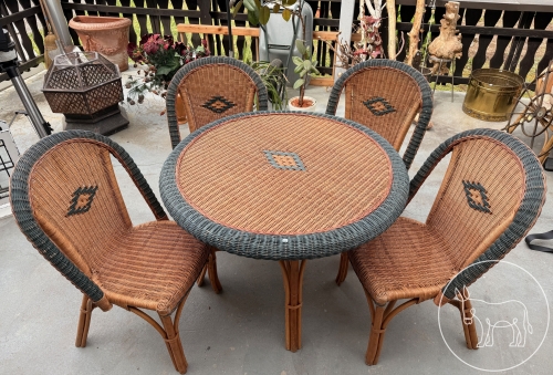 Bild 547 - Rattan Garnitur