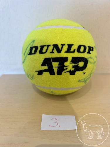 003- signierter Tennisball Monte Carlo