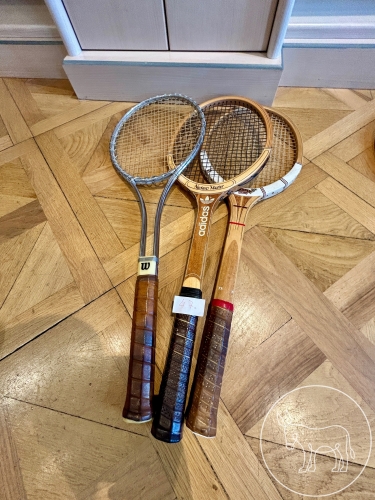 Bild 047- 3 Vintage Tennisschläger