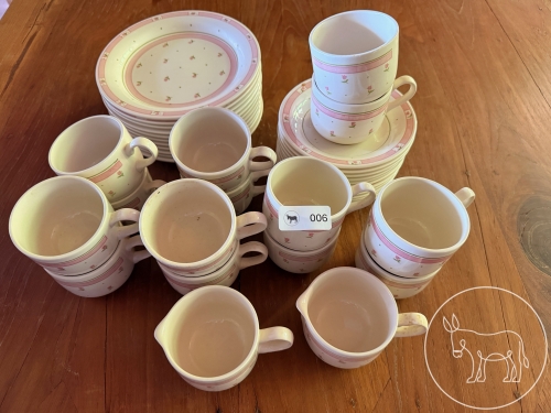 006 - Florales Kaffee-/Kuchenservice
