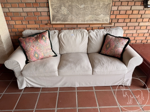 045 - 3er Sofa creme