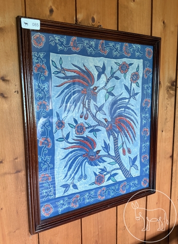 Bild 085 - Antikes Batik-Kunstwerk