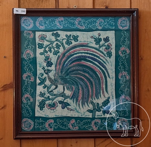 Bild 096 - Antikes Batik-Kunstwerk