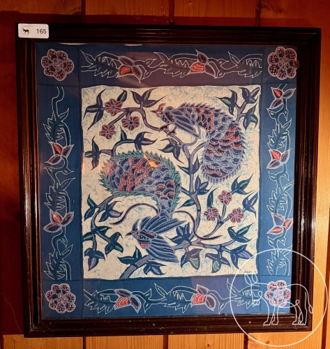Bild 165 - Antikes Batik-Kunstwerk