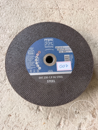 007 - Pferd Schleifscheiben 25 Stk.