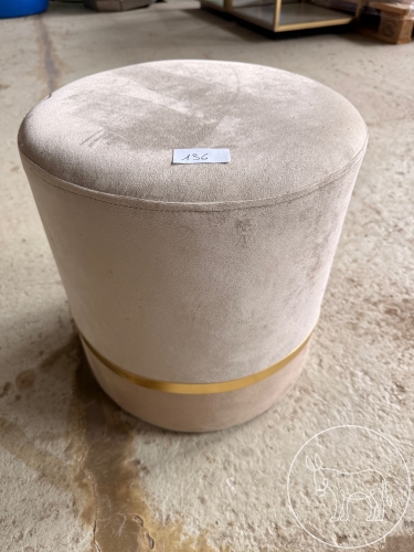136 - Hocker rund 2-färbig