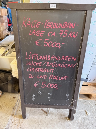 221 - Schiefertafel Aufsteller