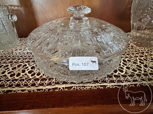 Bild 107 - Bleikristallschale mit Deckel