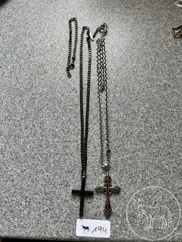 Bild 194 - 2 Ketten mit rustikalem Kreuz