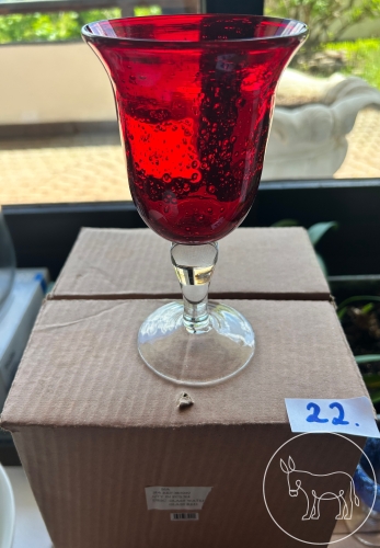 Bild 22 - Wasserglas rot