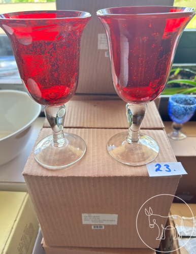 Bild 23 - Wasserglas rot